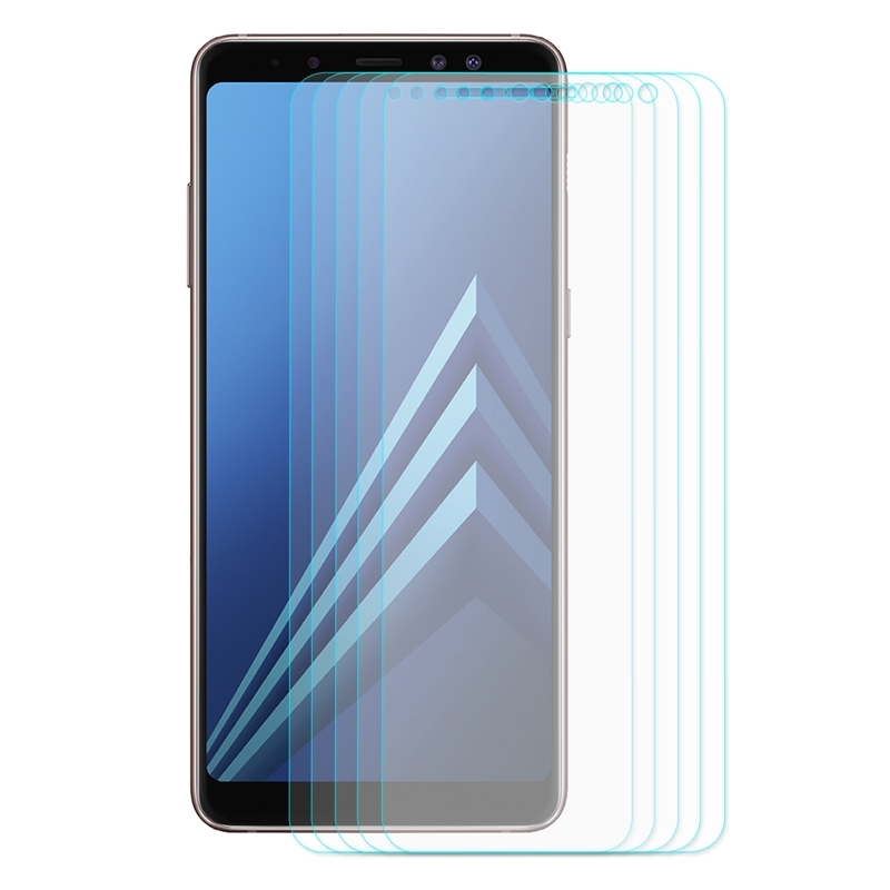 5 Packs Enkay 0.26mm 2.5D Curved Edge Tempered Glass Screen Protector For Samsung Galaxy A8 2018 2