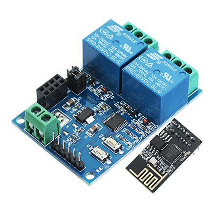5V ESP8266 Dual WiFi Relay Module Internet Of Things Smart Home Mobile APP Remote Switch 3