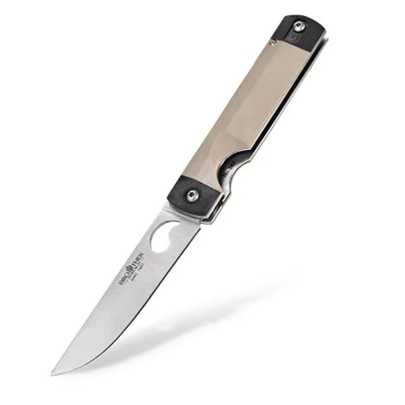 BROTHER 1607 195mm 440C Stainless Steel Knife Liner Lock Folding Knife Outdoor Survival Knife 2