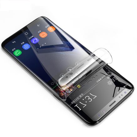 Curved Edge Clear HD Soft PET Screen Protector for Samsung Galaxy S9 Plus 2