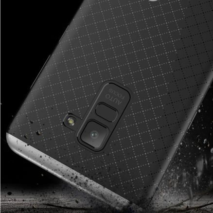 iPaky Slim Anti Fingerprint PC & TPU Protective Case For Samsung Galaxy A8 Plus 2018 4