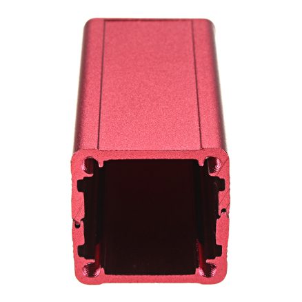 Red Extruded Aluminum Project Box Electronic Enclosure Case DIY Heat Dissipating Tools 50*25*25mm 3