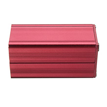 Red Extruded Aluminum Project Box Electronic Enclosure Case DIY Heat Dissipating Tools 50*25*25mm 5