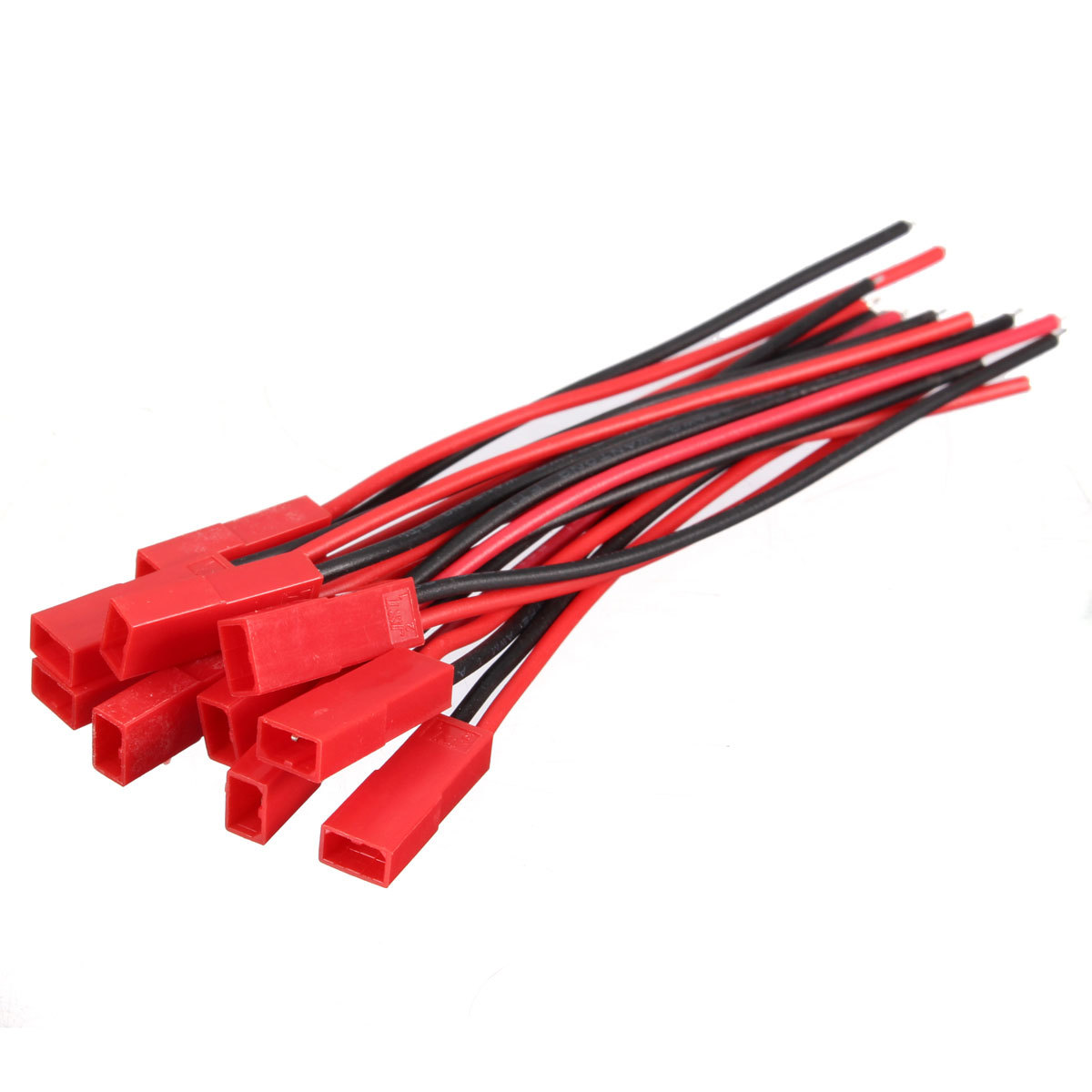 Excellway 20pcs 2 Pins JST Female Connector Plug Cable Wire Line 110mm 22AWG 1 Excellway 20pcs 2 Pins JST Female Connector Plug Cable Wire Line 110mm 22AWG