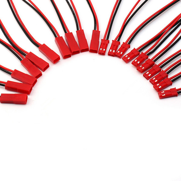 Excellway 20pcs 2 Pins JST Female Connector Plug Cable Wire Line 110mm 22AWG 6 Excellway 20pcs 2 Pins JST Female Connector Plug Cable Wire Line 110mm 22AWG - Image 6