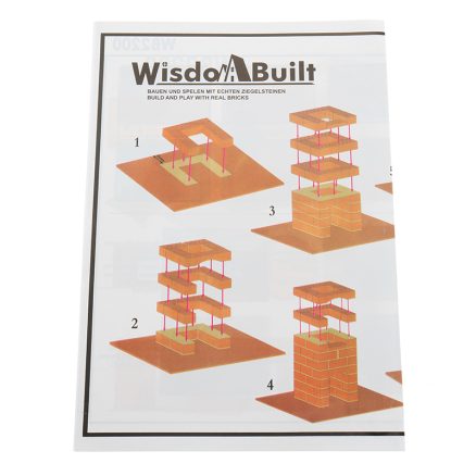 Wisdom Built DIY Model Building Windmill Construction Building A House Beach Toy 5