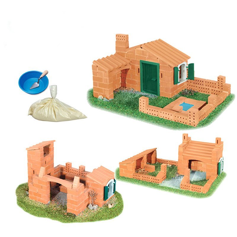 Wisdom Built DIY Model Building Castle Bricks Construction Building A House Beach Toy 2