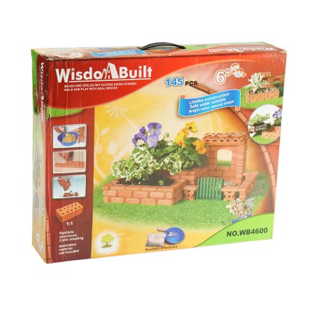 Wisdom Built DIY Model Building Garden Lifelike Bricks Construction Building A House Beach Toy 7