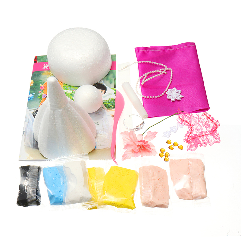 DIY Clay Doll Figures With Manual Soft Ultralight Non-Toxic Modelling Clay Gift Decor 4 DIY Clay Doll Figures With Manual Soft Ultralight Non-Toxic Modelling Clay Gift Decor - Image 4