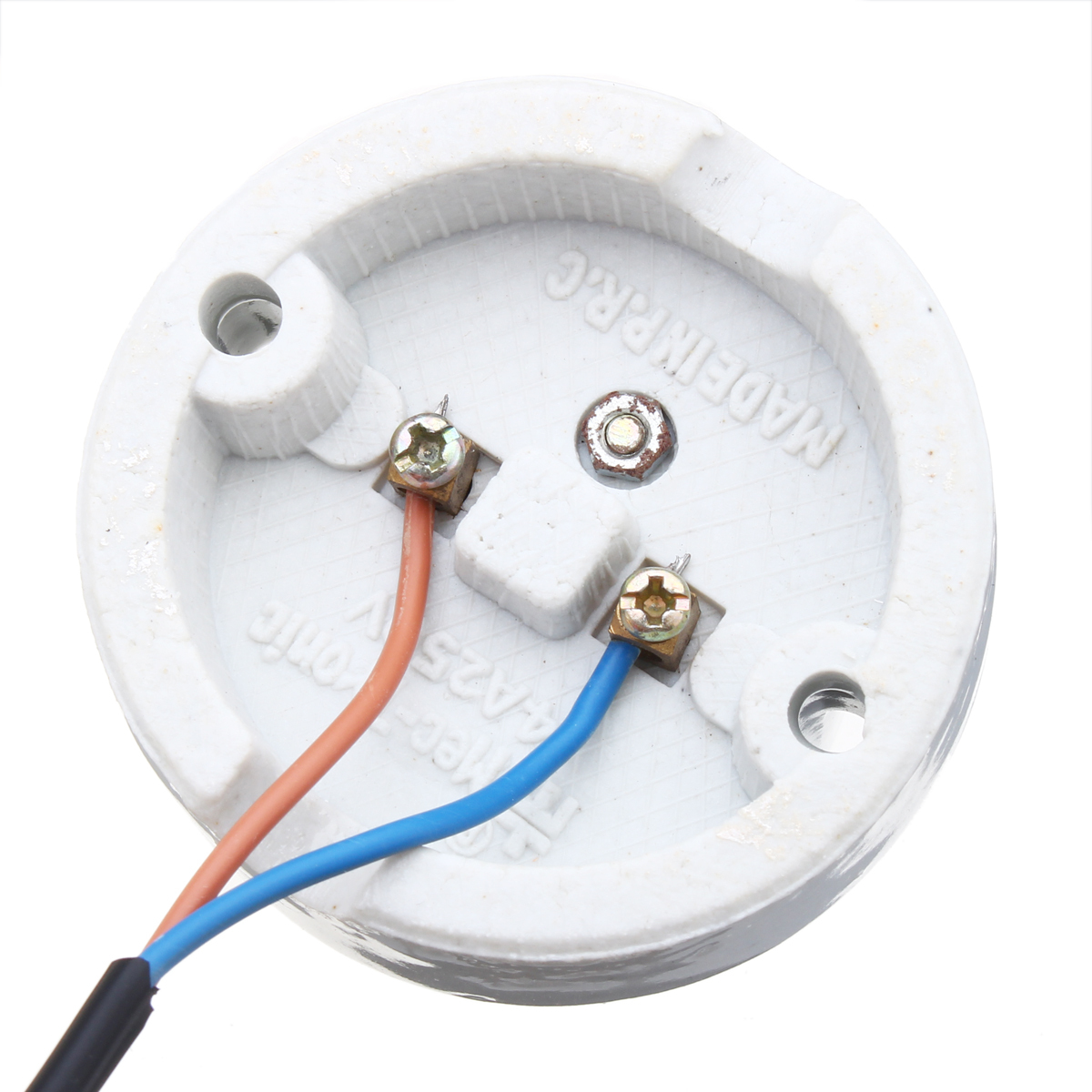 E27 Straight Mouth Reptile Ceramic Heat Lampholder Bulb Adapter with Switch AC110-240V 5 E27 Straight Mouth Reptile Ceramic Heat Lampholder Bulb Adapter with Switch AC110-240V - Image 5