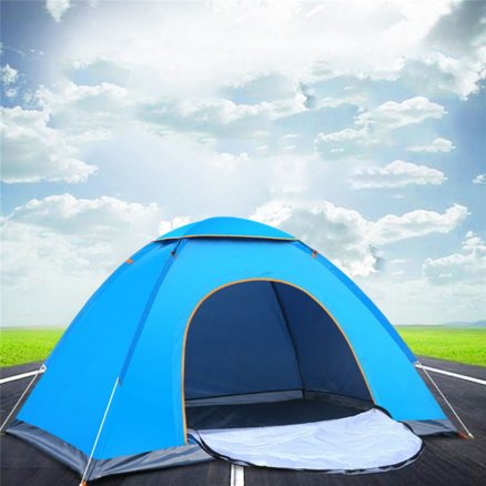 Outdoor 2-3 People Camping Tent Waterproof Automatic Quick Pop Up UV Sunshade Shelter 5