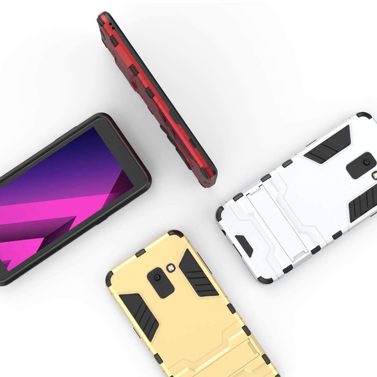 Bakeey 2 in 1 Armor Kickstand Hard PC Protective Case for Samsung Galaxy A8 2018 6 Bakeey 2 in 1 Armor Kickstand Hard PC Protective Case for Samsung Galaxy A8 2018 - Image 6