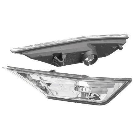 2Pcs Front Left Right Car Clear Lens Bumper Side Marker Lights Plate Lamp for Honda Civil 10TH 16-18 5