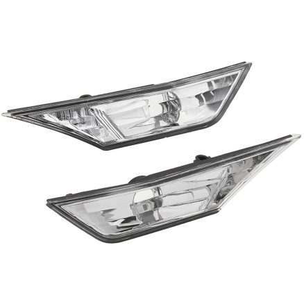2Pcs Front Left Right Car Clear Lens Bumper Side Marker Lights Plate Lamp for Honda Civil 10TH 16-18 6