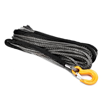 New Warrior Black Edition Synthetic Winch Rope High Molecular Polyethylene Fiber Rope Tow Rope 3