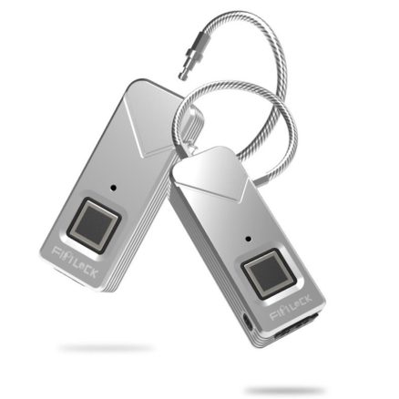 Smart Fingerprint Keyless Padlock Portable Security Fast Unlock Suitcase Backpack Drawer Lock 3