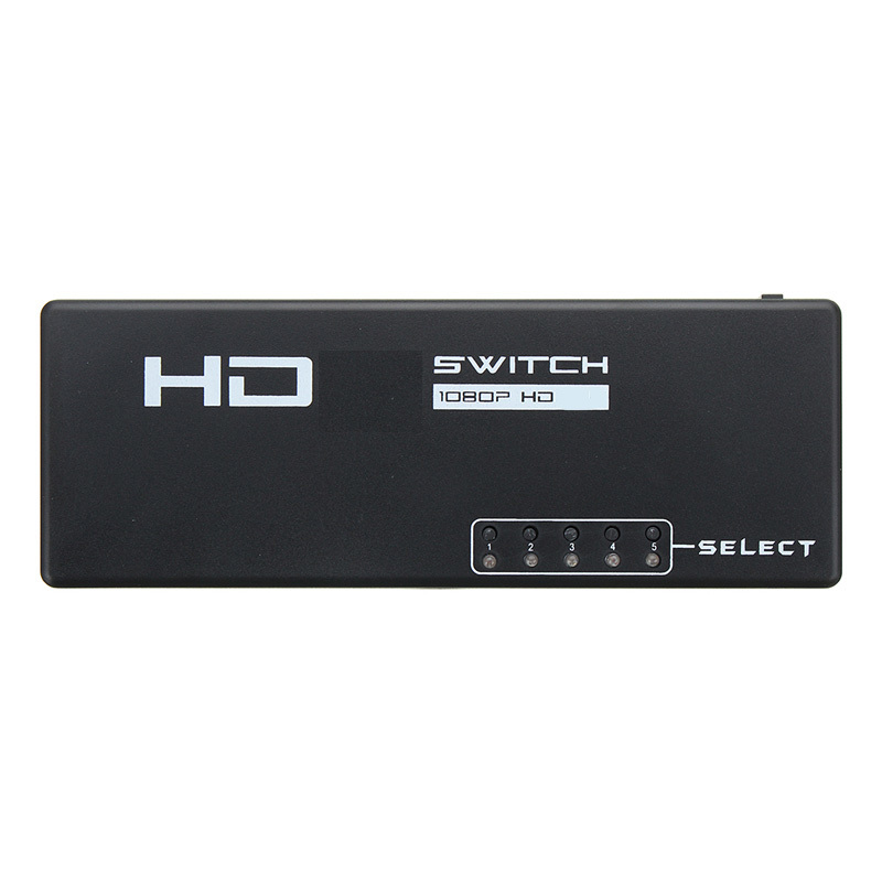 5 Ports 1080P HD 3D Switcher Selector Hub with Remote Controller for TV DVD STB 1 5 Ports 1080P HD 3D Switcher Selector Hub with Remote Controller for TV DVD STB