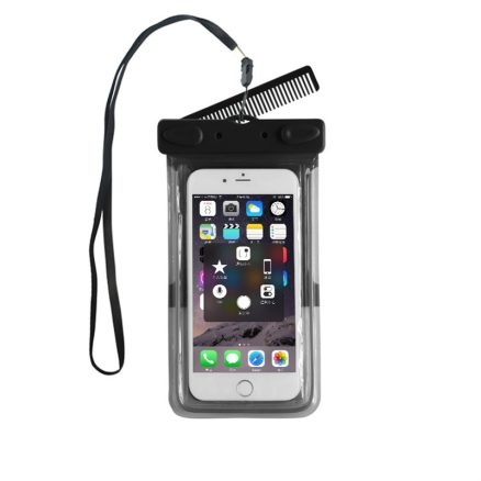 Universal Waterproof Bag With Comb Mirror Transparent Window For Cell Phone Under 6 Inch 5