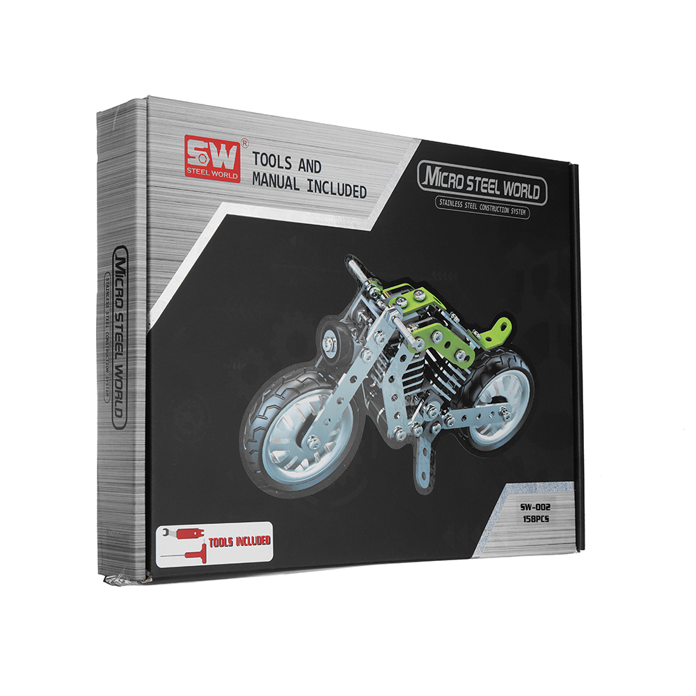 MoFun 3D Metal Puzzle Model Building Stainless Steel Harley Motorcycle 158PCS 4 MoFun 3D Metal Puzzle Model Building Stainless Steel Harley Motorcycle 158PCS - Image 4