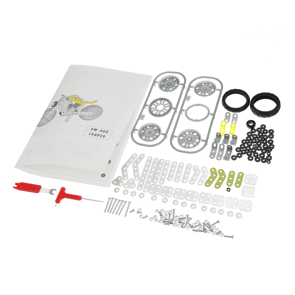 MoFun 3D Metal Puzzle Model Building Stainless Steel Harley Motorcycle 158PCS 7 MoFun 3D Metal Puzzle Model Building Stainless Steel Harley Motorcycle 158PCS - Image 7