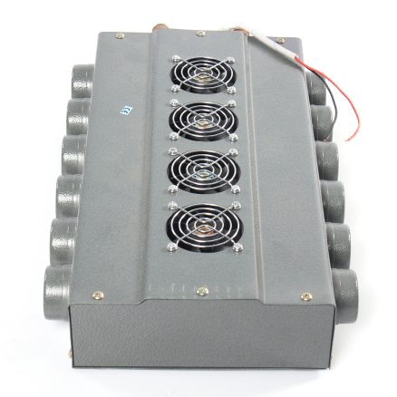 DC 12V 24V 12 Holes 4 Fan Universal Heater Defroster Double Side Compact For Car Truck 1