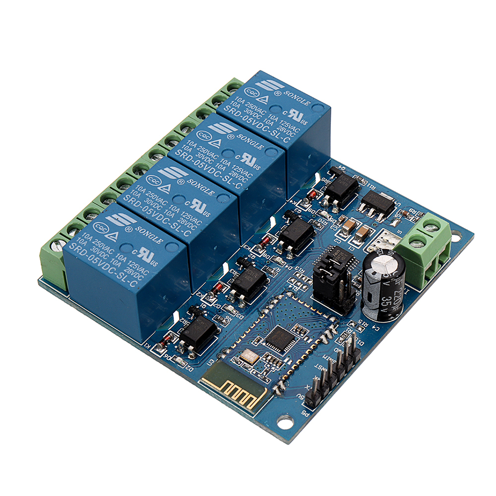DC5V 4-Channel Android Mobile bluetooth Relay Module 2