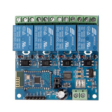 DC5V 4-Channel Android Mobile bluetooth Relay Module 4
