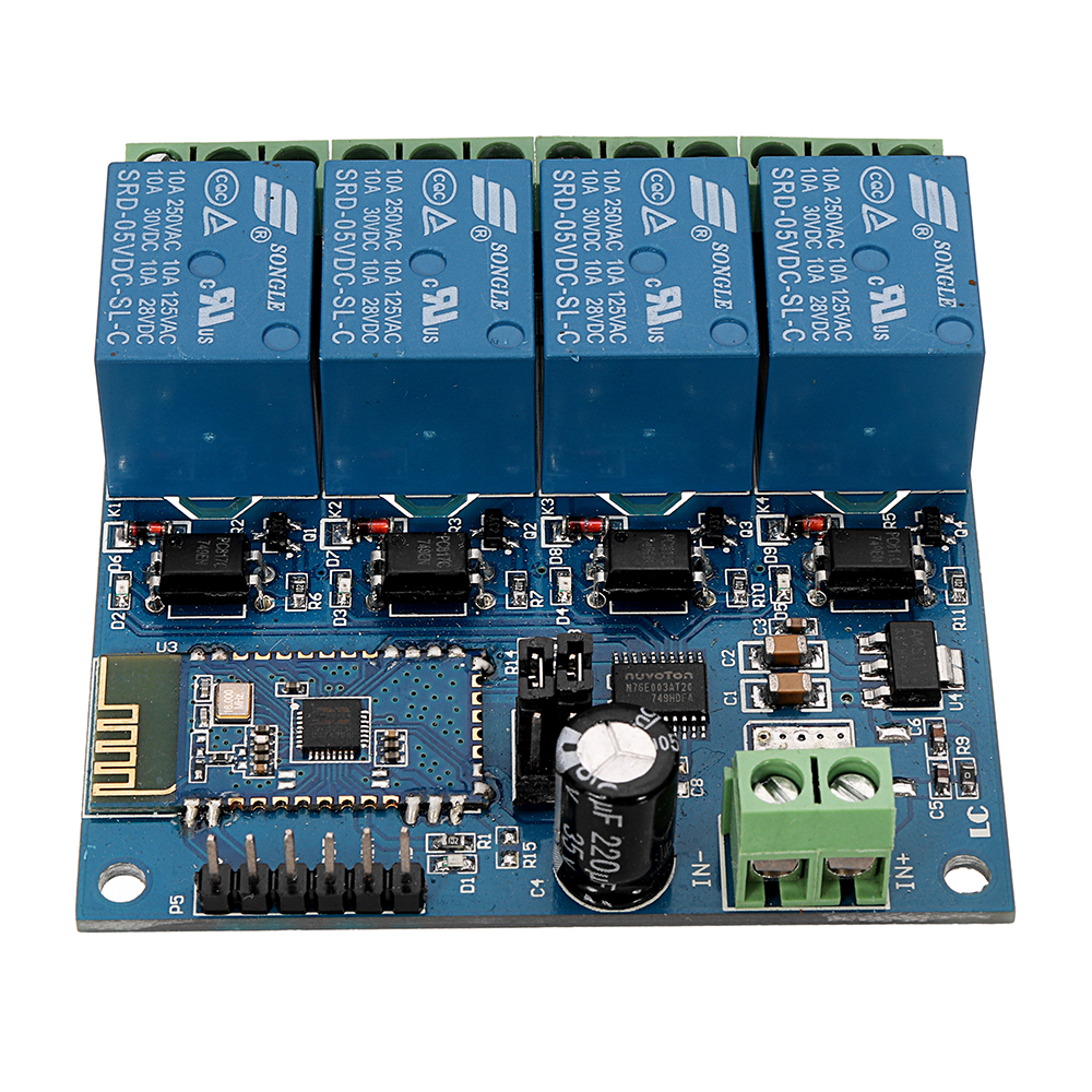 DC5V 4-Channel Android Mobile bluetooth Relay Module 5 DC5V 4-Channel Android Mobile bluetooth Relay Module - Image 5