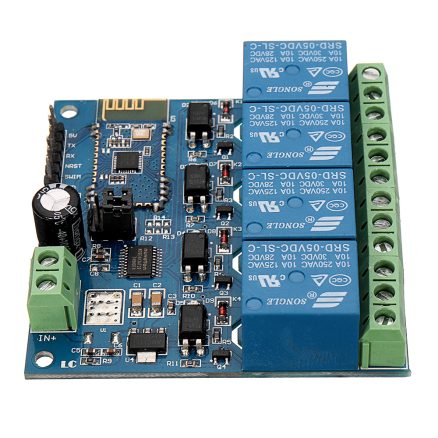 DC5V 4-Channel Android Mobile bluetooth Relay Module 6