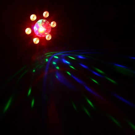 RGB LED Stage Light Strobe Light Crystal Ball Party Club DJ Disco Atmostphere Light AC90-265V 6