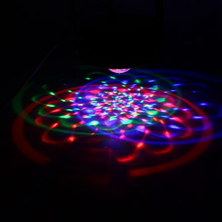 RGB LED Stage Light Strobe Light Crystal Ball Party Club DJ Disco Atmostphere Light AC90-265V 7