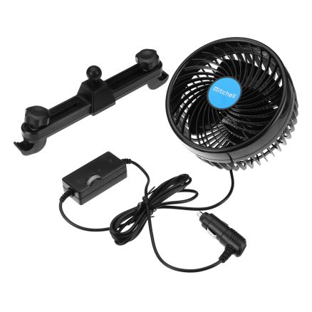 4.5 Inch Car Fan Headrest Rear Seat Cooling Cooler Vehicle 360 Degree Rotatable Stepless 6