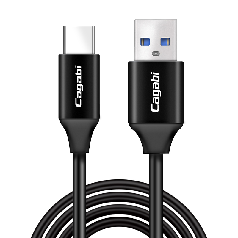 CAGABI T2 TPE 480Mbps 5V 2.4A USB Type-C Charging Sync Data Cable For Samsung Xiaomi Huawei 1