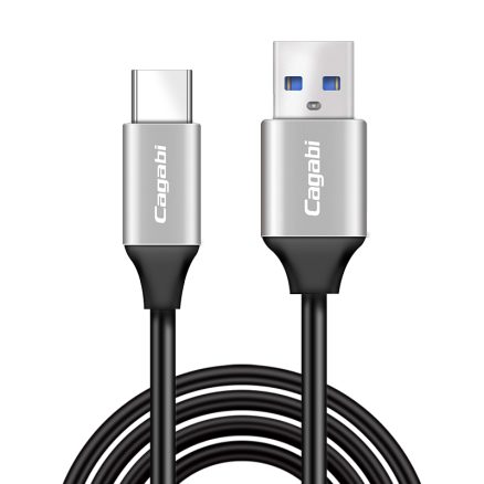 CAGABI T2 TPE 480Mbps 5V 2.4A USB Type-C Charging Sync Data Cable For Samsung Xiaomi Huawei 3