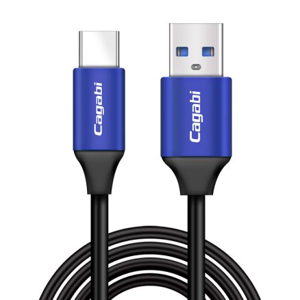 CAGABI T2 TPE 480Mbps 5V 2.4A USB Type-C Charging Sync Data Cable For Samsung Xiaomi Huawei 4