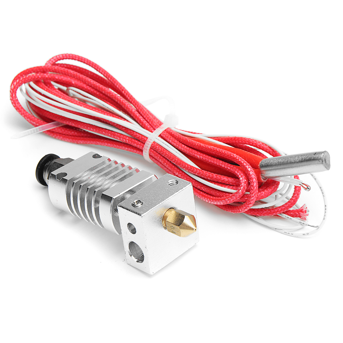 V6 1.75mm All Metal J-Head Hotend Remote Extruder Kit with Heating tube for CR10 3D Printer 1