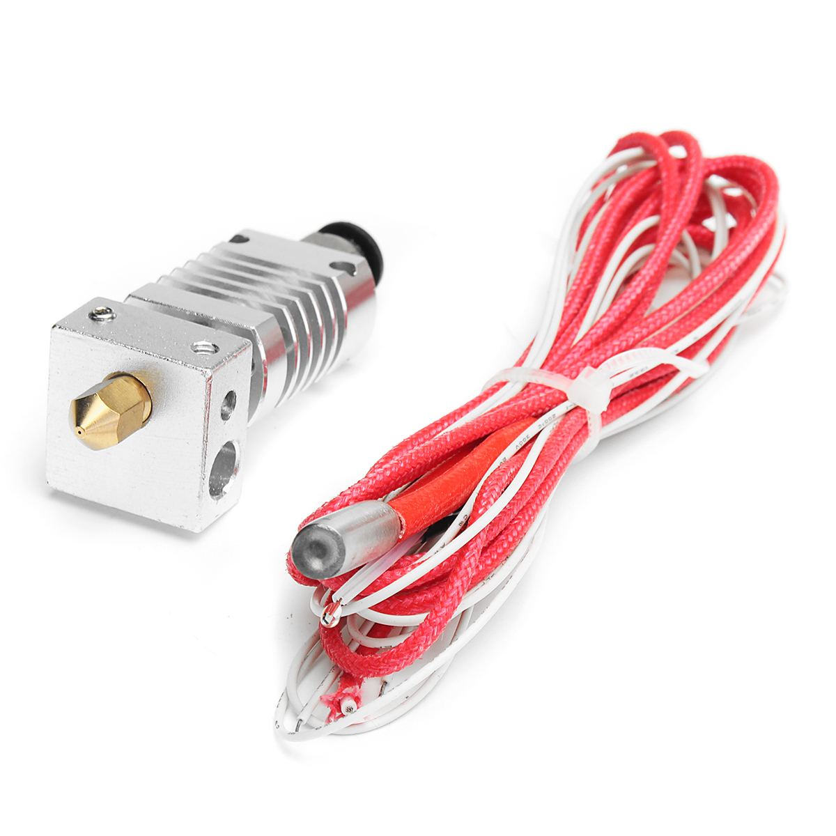V6 1.75mm All Metal J-Head Hotend Remote Extruder Kit with Heating tube for CR10 3D Printer 2 V6 1.75mm All Metal J-Head Hotend Remote Extruder Kit with Heating tube for CR10 3D Printer - Image 2