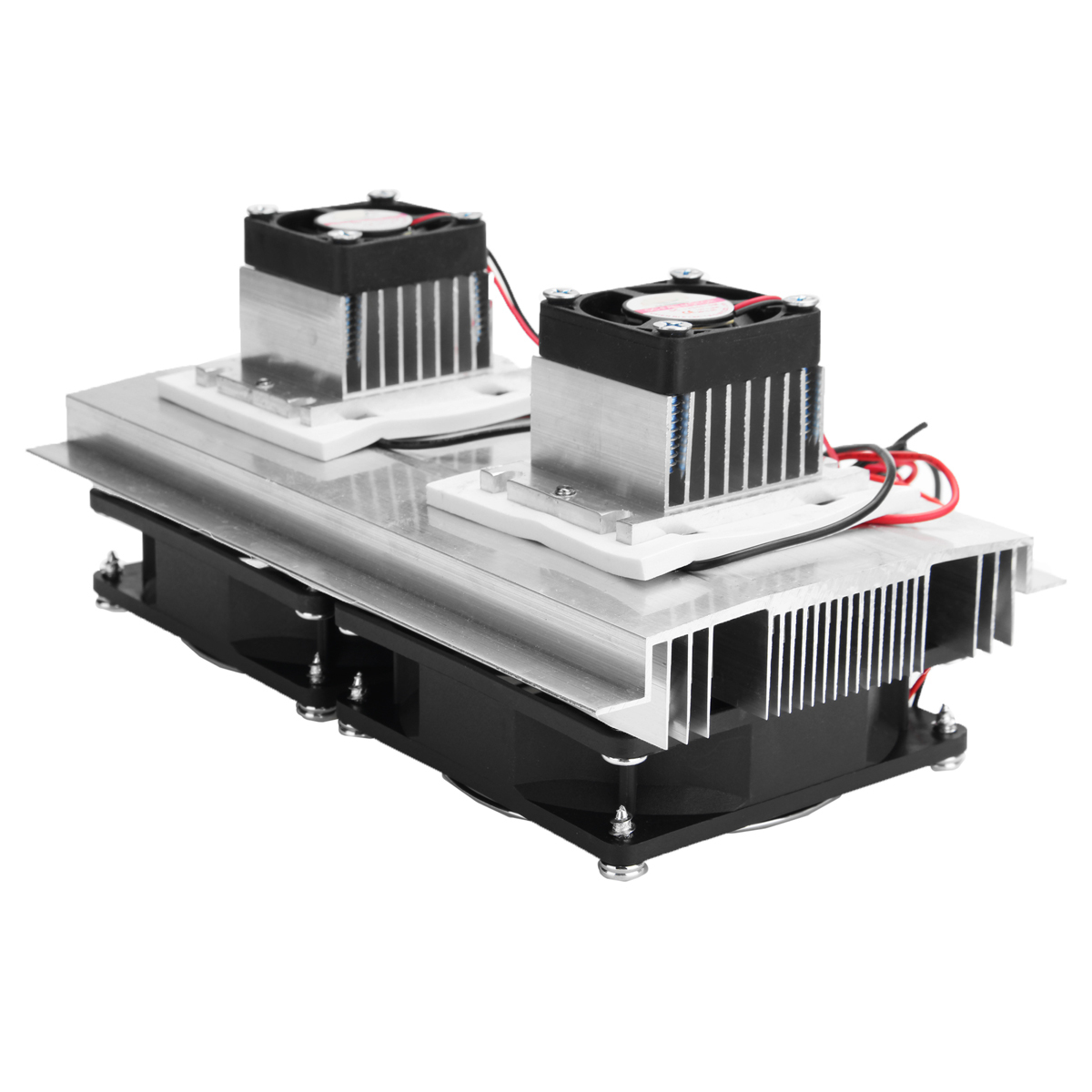 Dual-Core Thermoelectric Cooler DIY Peltier Refrigeration Cooling System Kit with Power Supply 4 Dual-Core Thermoelectric Cooler DIY Peltier Refrigeration Cooling System Kit with Power Supply - Image 4