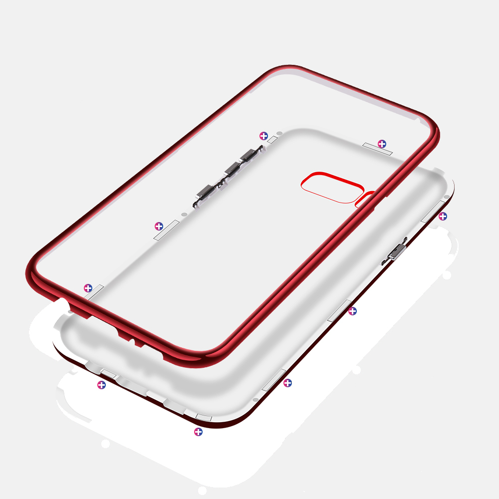 Bakeey Plating Magnetic Adsorption Full Body PC Protective Case for Samsung Galaxy S8/S8 Plus 4 Bakeey Plating Magnetic Adsorption Full Body PC Protective Case for Samsung Galaxy S8/S8 Plus - Image 4