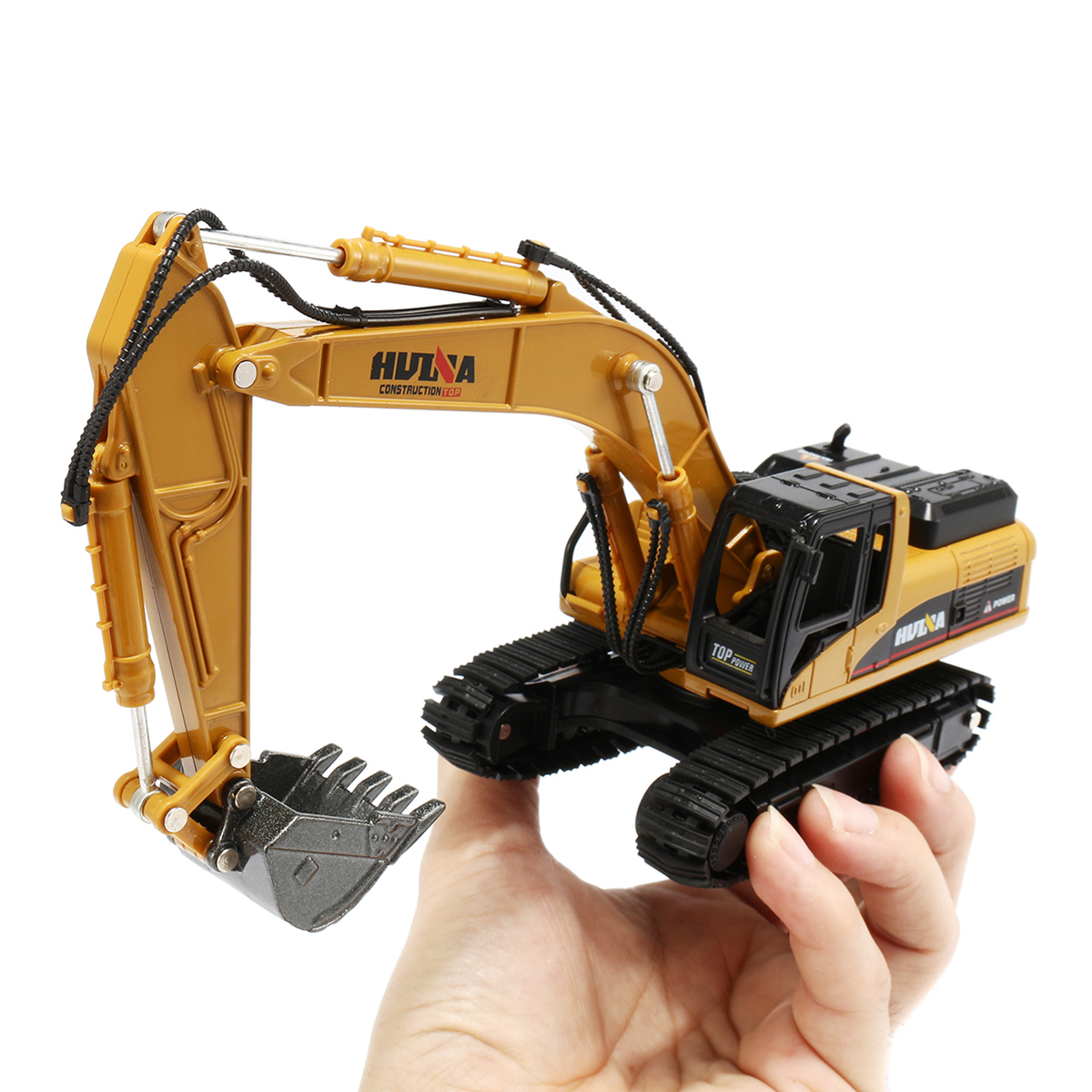 1:50 Alloy Excavator Toys Engineering Vehicle Diecast Model Metal Castings Vehicles 5 1:50 Alloy Excavator Toys Engineering Vehicle Diecast Model Metal Castings Vehicles - Image 5