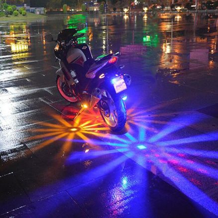 12V Yellow/Red/Blue Color Light+Switch Cool LED Chassis Motorcycle Decoration Lights 6