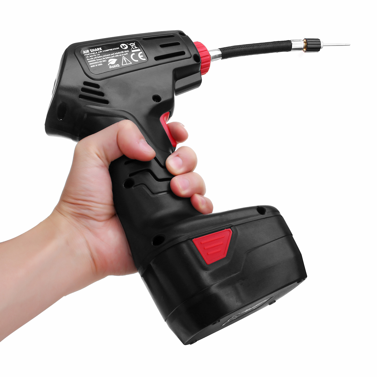 12V Air Compressor Portable Handheld Electric Rechargeable Cordless Car Air Pump 1 12V Air Compressor Portable Handheld Electric Rechargeable Cordless Car Air Pump