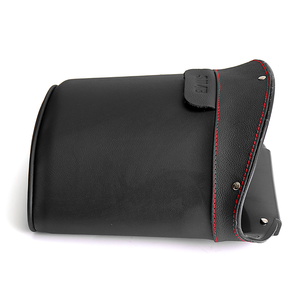 SIMB Genuine Leather Car Door Hanging Storage Bag Seat Back Organizer Trash Can Phone Holder 5 SIMB Genuine Leather Car Door Hanging Storage Bag Seat Back Organizer Trash Can Phone Holder - Image 5