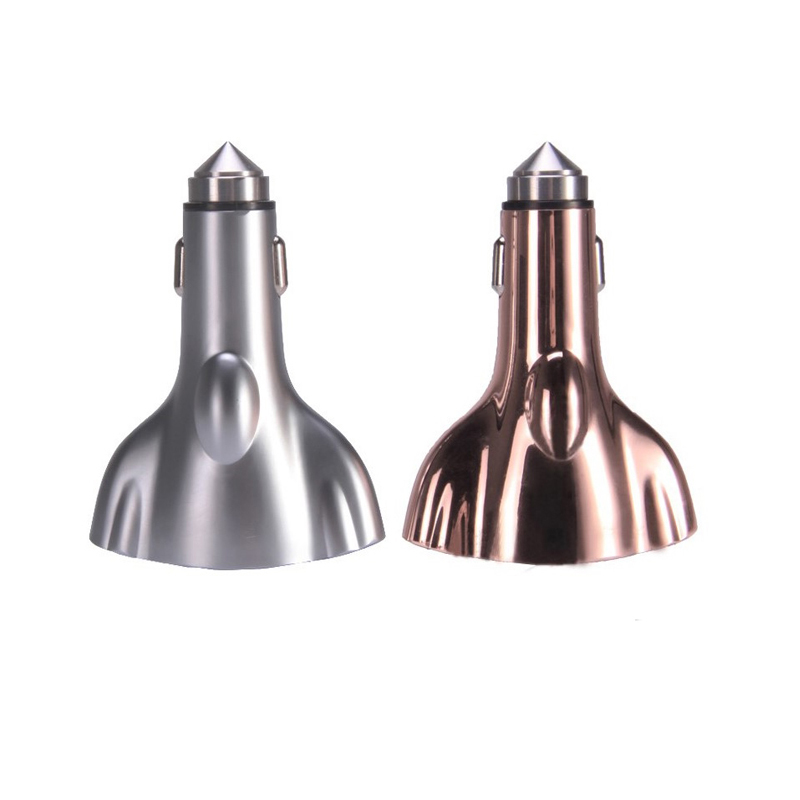 ZQ-L101 Mini Safety Hammer Metal Car Charger Dual USB CSR bluetooth 4.1 Headset with Voltage Monitor 2 ZQ-L101 Mini Safety Hammer Metal Car Charger Dual USB CSR bluetooth 4.1 Headset with Voltage Monitor - Image 2