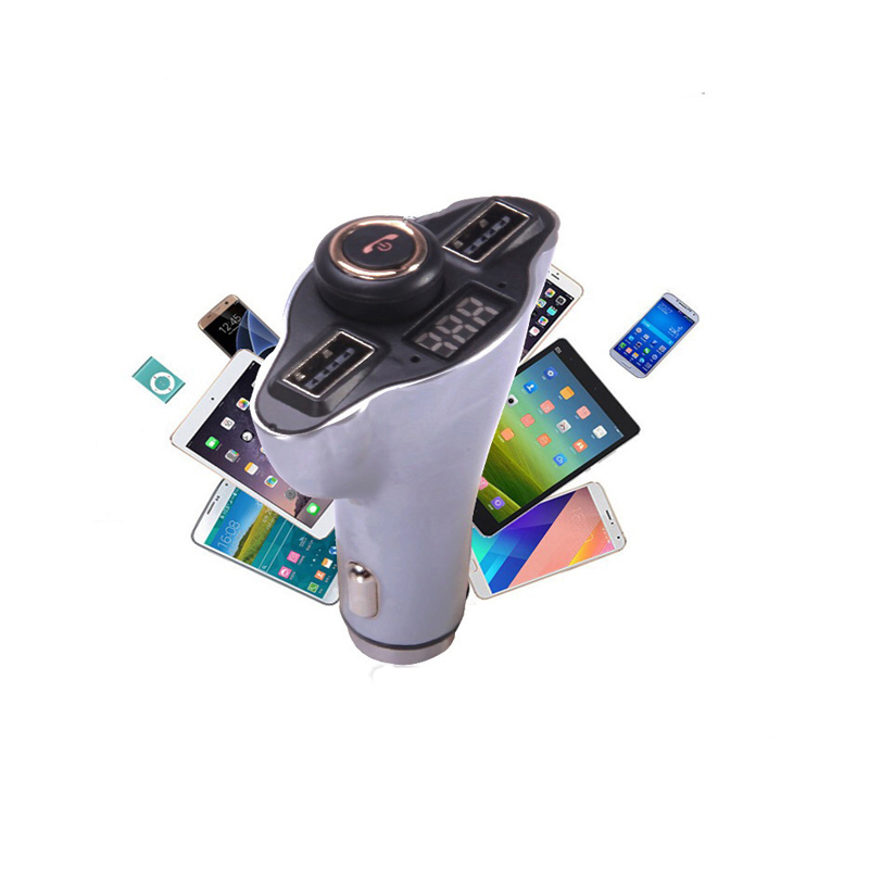 ZQ-L101 Mini Safety Hammer Metal Car Charger Dual USB CSR bluetooth 4.1 Headset with Voltage Monitor 3 ZQ-L101 Mini Safety Hammer Metal Car Charger Dual USB CSR bluetooth 4.1 Headset with Voltage Monitor - Image 3