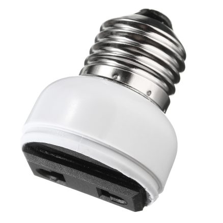E27 E14 B22 B15D Lamp Bulb Adapter Socket Holder Convert To US/EU Power Female Outlet 4