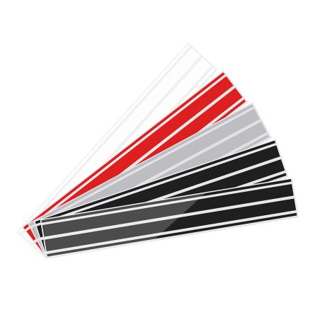 4Pcs Bonnet Hood Stripes Car Decal Stickers for Benz A C GLA GLC CLA W176 C117 W204 W205 1