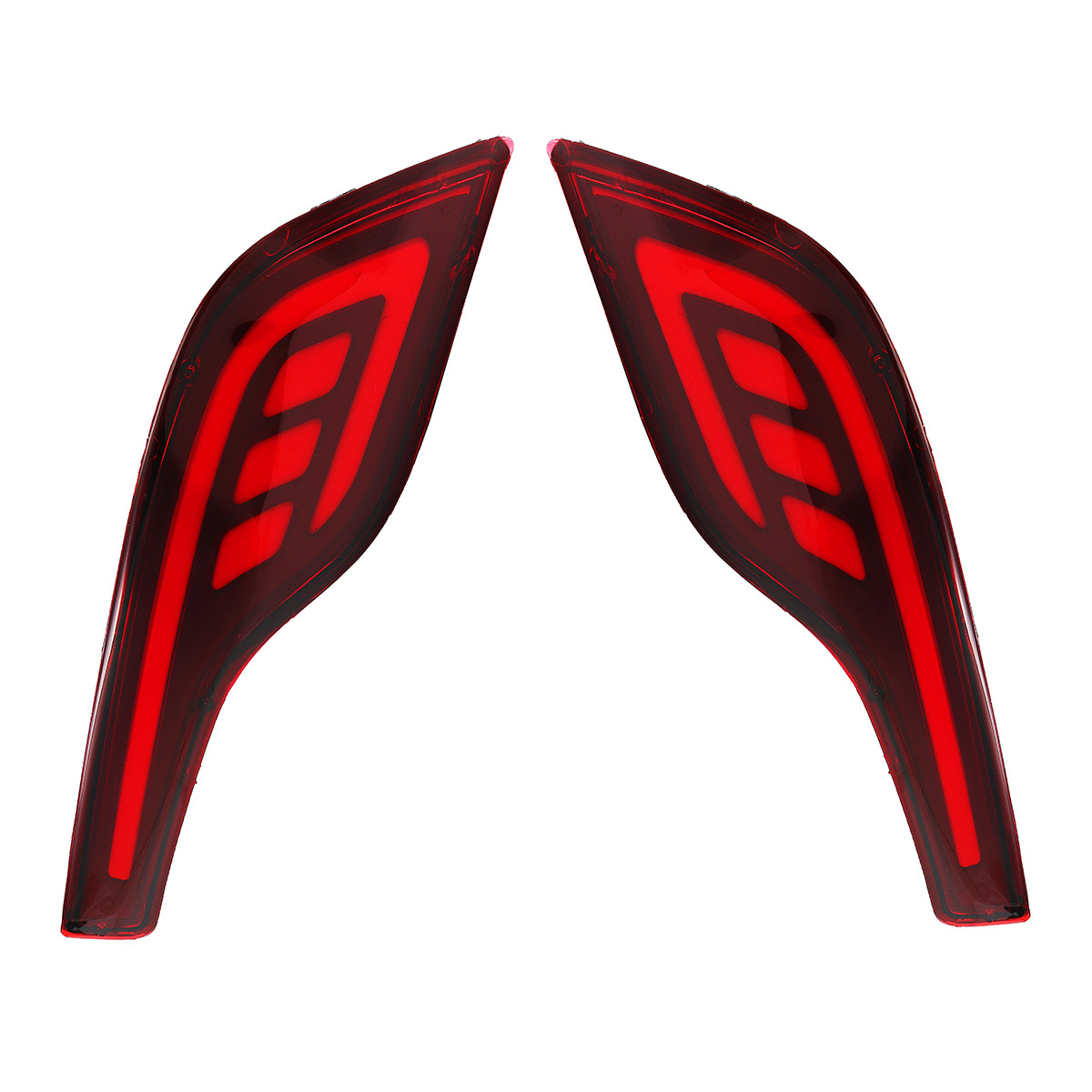 Pair Red Car Rear Bumper Tail Light Fog Lamp for Honda CRV CR-V 2017 2018 3 Pair Red Car Rear Bumper Tail Light Fog Lamp for Honda CRV CR-V 2017 2018 - Image 3