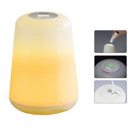 1W USB Night Light Bedside Lantern Plastic 60LM Two Modes Camping Lamp Table Desk LED 1