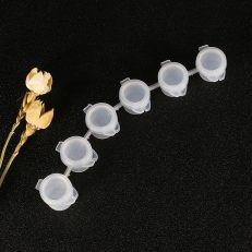 3mL Empty Bottle Paint Pot Pod Strip Watercolor Draw Pigment Plastic Palette Clear Container